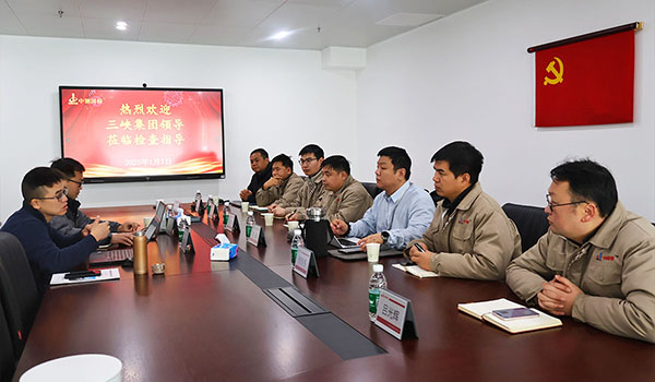 深化合作，共謀發(fā)展——三峽集團(tuán)公司領(lǐng)導(dǎo)至中鋼國檢參訪交流
